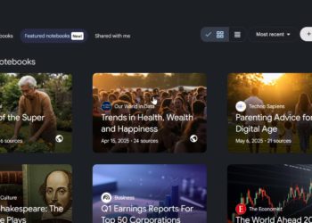 NotebookLM 推出「精選筆記」AI 整理：50大上市公司財報、哈佛教授的人生建議、經濟學人年度報告…
