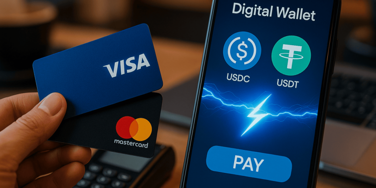 Visa、MasterCard好日子到頭了？穩定幣正在搶走生意…