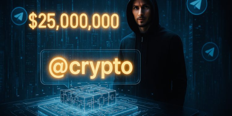 Telegram帳號「@crypto」獲2,500萬美元報價，Pavel Durov：數位主權讓奇跡發生