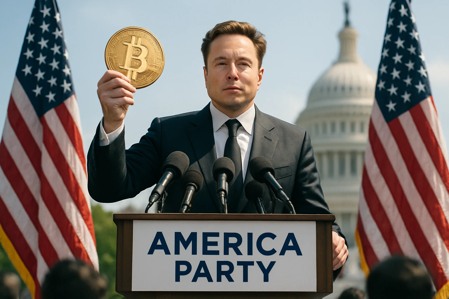 法幣沒救了！馬斯克喊「美國黨支持比特幣」，中本聰思想或成黨綱