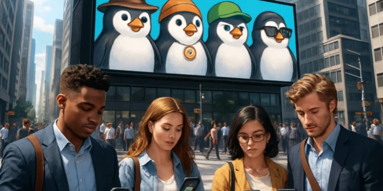 胖企鵝Pudgy Penguins洗版加密朋友圈：一場幣圈精英文化勝利