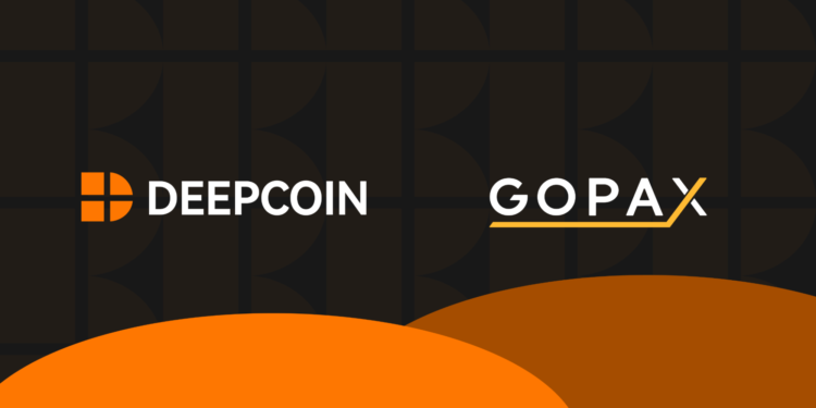 Deepcoin成為全球第七家成功對接韓國法幣交易所GOPAX的海外交易所