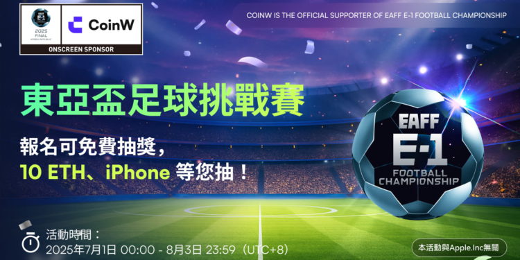 CoinW幣贏連續第二年牽手東亞盃：總曝光破1.35億，打造Web3運動行銷新典範