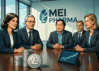 MEI Pharma融資1億美元建立「萊特幣儲備」、LTC創辦人出任董事，MEIP股價跳漲36%