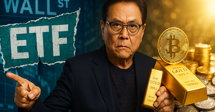 富爸爸警示「ETF 只是壁紙騙局」：擁有實體黃金、白銀與比特幣，才是亂世致富真理