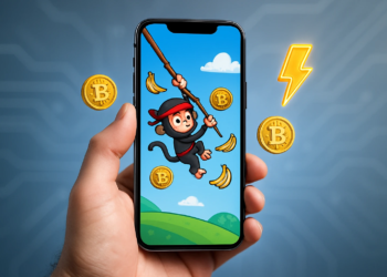 蘋果放行比特幣！iOS遊戲 Sarutobi 上線App Store：玩家可用閃電網路買道具、賺Sats