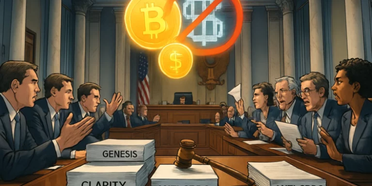 美國眾議院發起「反加密貨幣腐敗週」：民主黨人反對GENIUS、CLARITY法案，川普自肥！