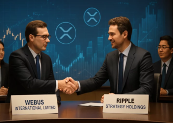XRP儲備》中國通勤商Webus獲Ripple Strategy「1億美元授信」要All in瑞波幣、WETO股價跳漲87%