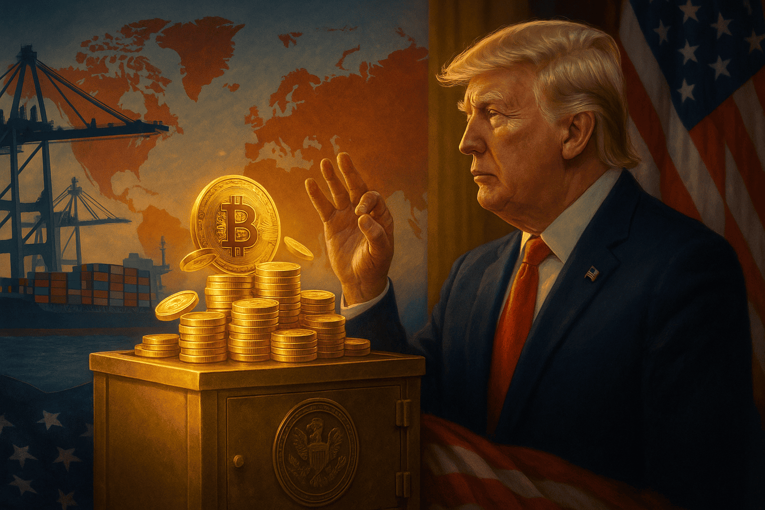 美國政策核彈提案：建議川普拿他國關稅「加倉比特幣」，保證USA偉大
