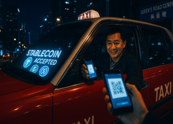彭博觀點：香港計程車示範了「穩定幣日常生活」完美案例