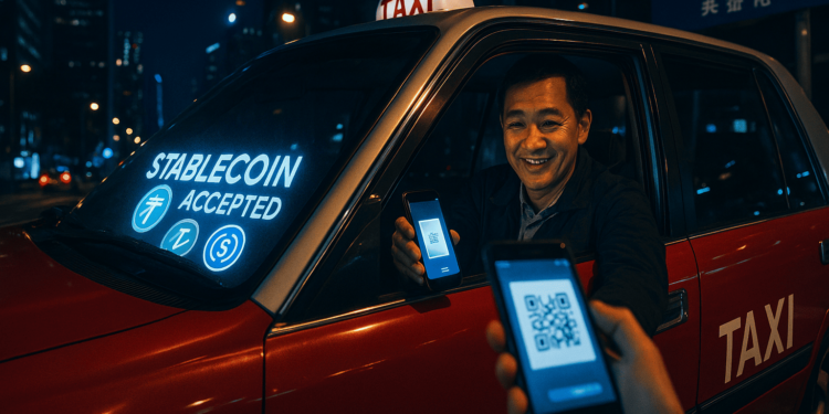 彭博觀點：香港計程車示範了「穩定幣日常生活」完美案例