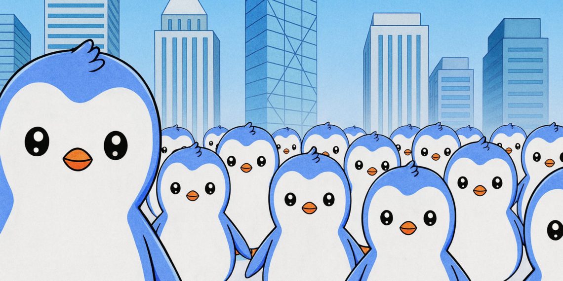 礦企 BTCS 買入 Pudgy Penguins 當企業儲備，除了 ETH 還有 NFT