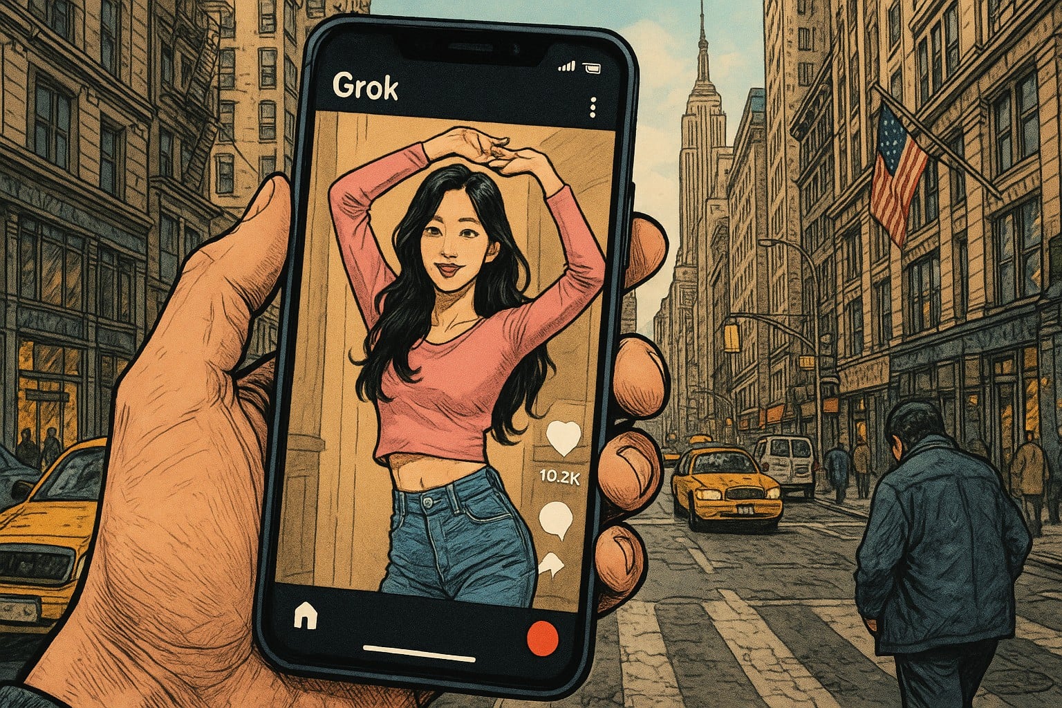 Grok Imagine登陸App Store下載，「色色模式」能產出半裸擦邊影音圖