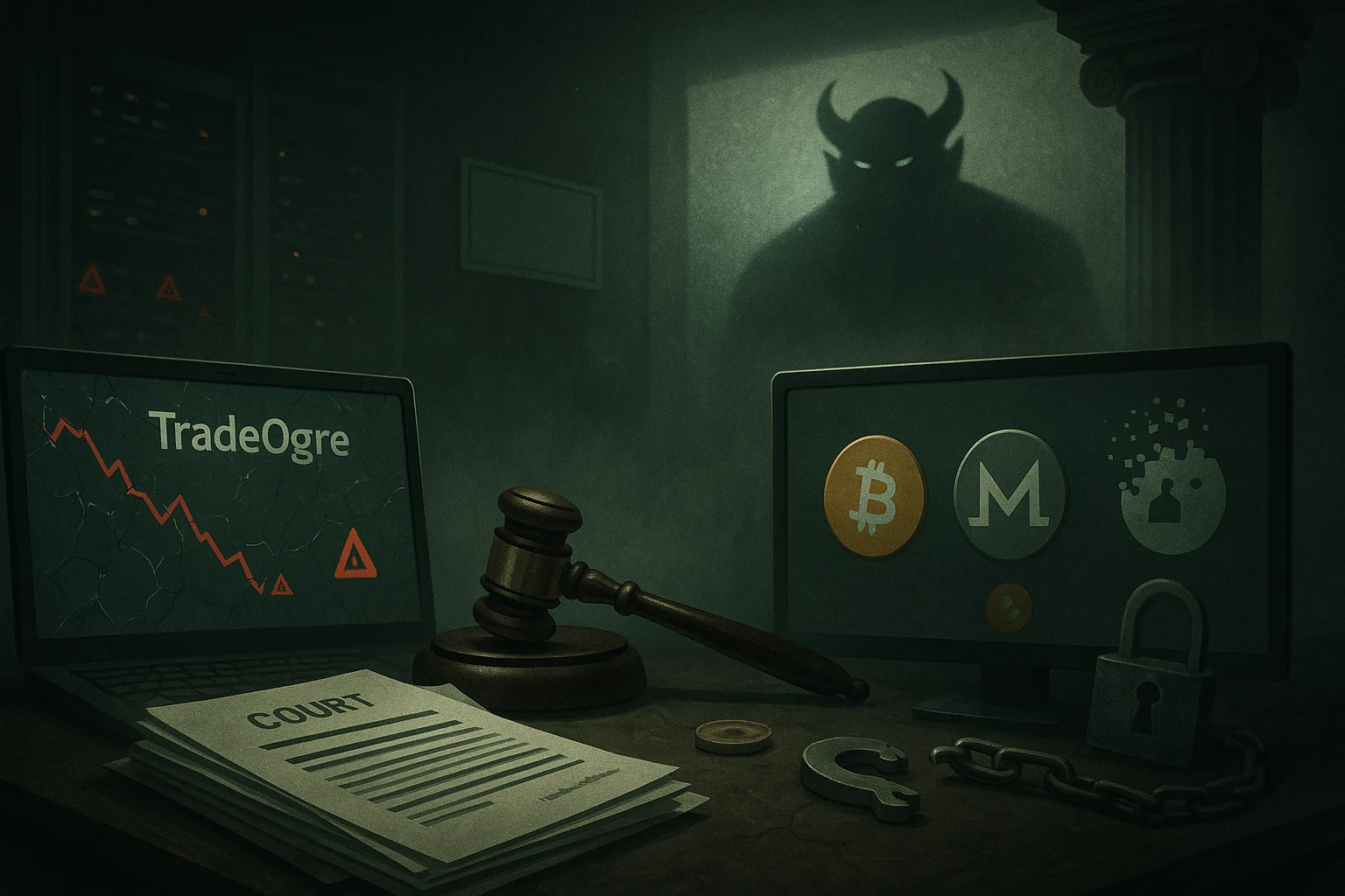 交易所又倒了！Tradeogre「食人魔」法院文件曝光：找無實體地址；數十萬用戶恐蒸發千萬鎂