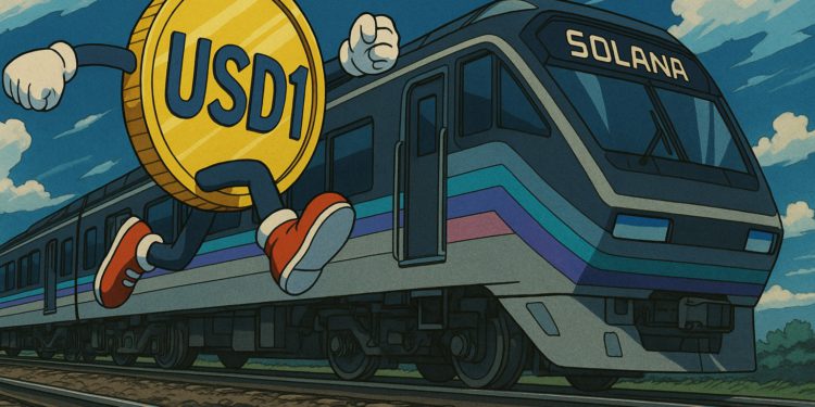 USD1 初次部署 3000 萬枚至 Solana，要與 USDC 正面交鋒？