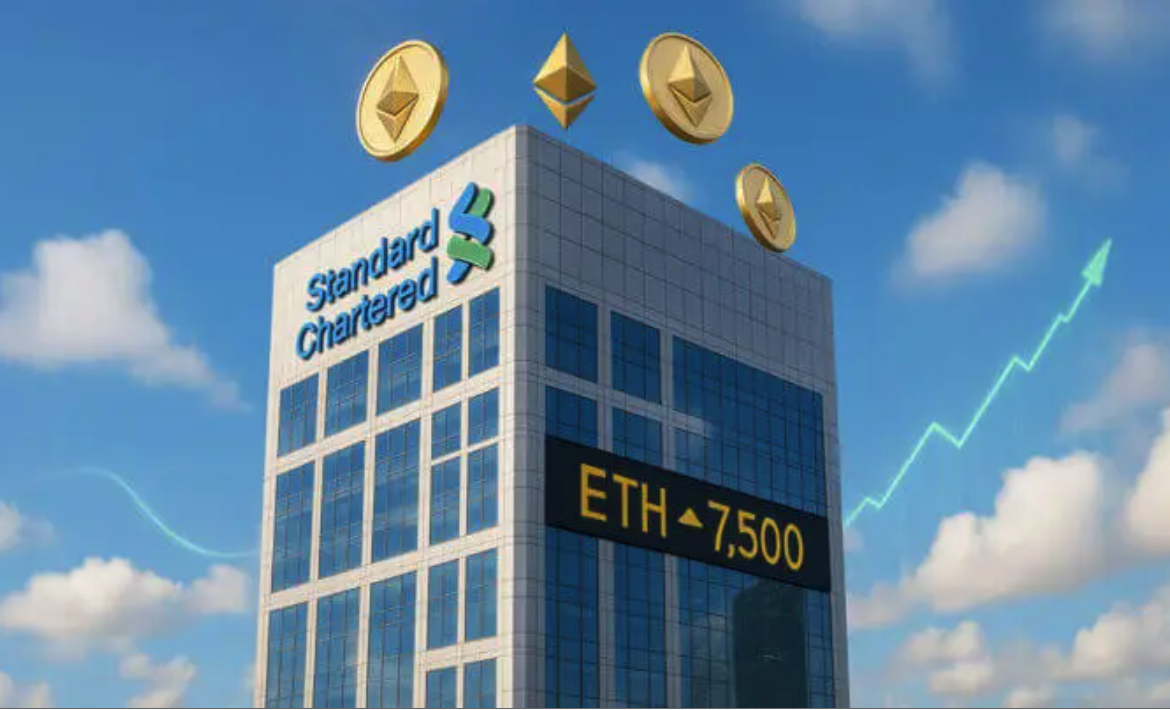 渣打銀行為何喊2025年底以太坊7500美元，2028 年衝2.5 萬鎂？