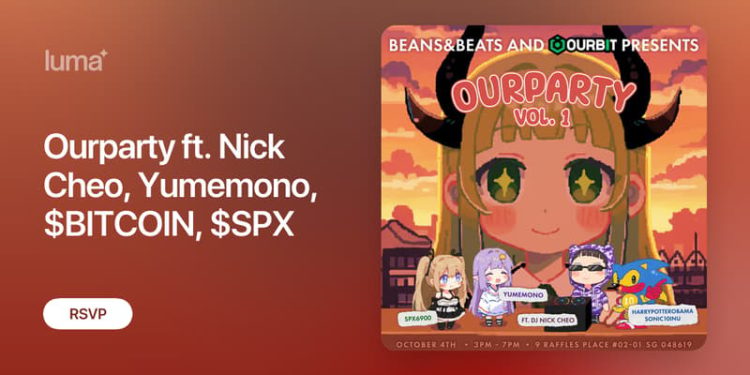 Ourbit SuperCEX 重磅派對 Ourparty Vol.1 登場，Token 2049 期間打造最潮加密派對