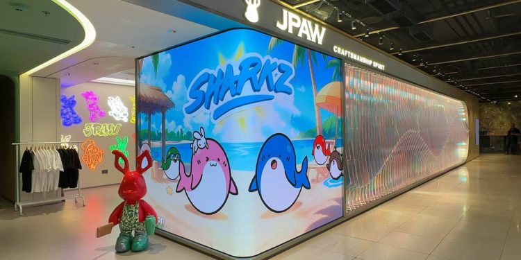 Jackson.io Sharkz NFT 服飾品牌，登陸香港 K11 MUSEA