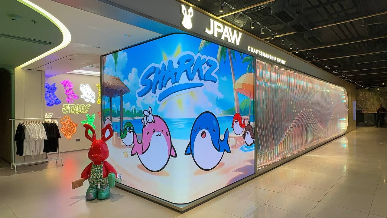 Jackson.io Sharkz NFT 服飾品牌，登陸香港 K11 MUSEA