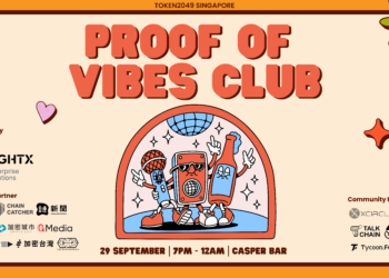 XO & InsightX & BTSE 共同主辦「Proof of Vibes Club」，為 Token2049 新加坡拉開序幕