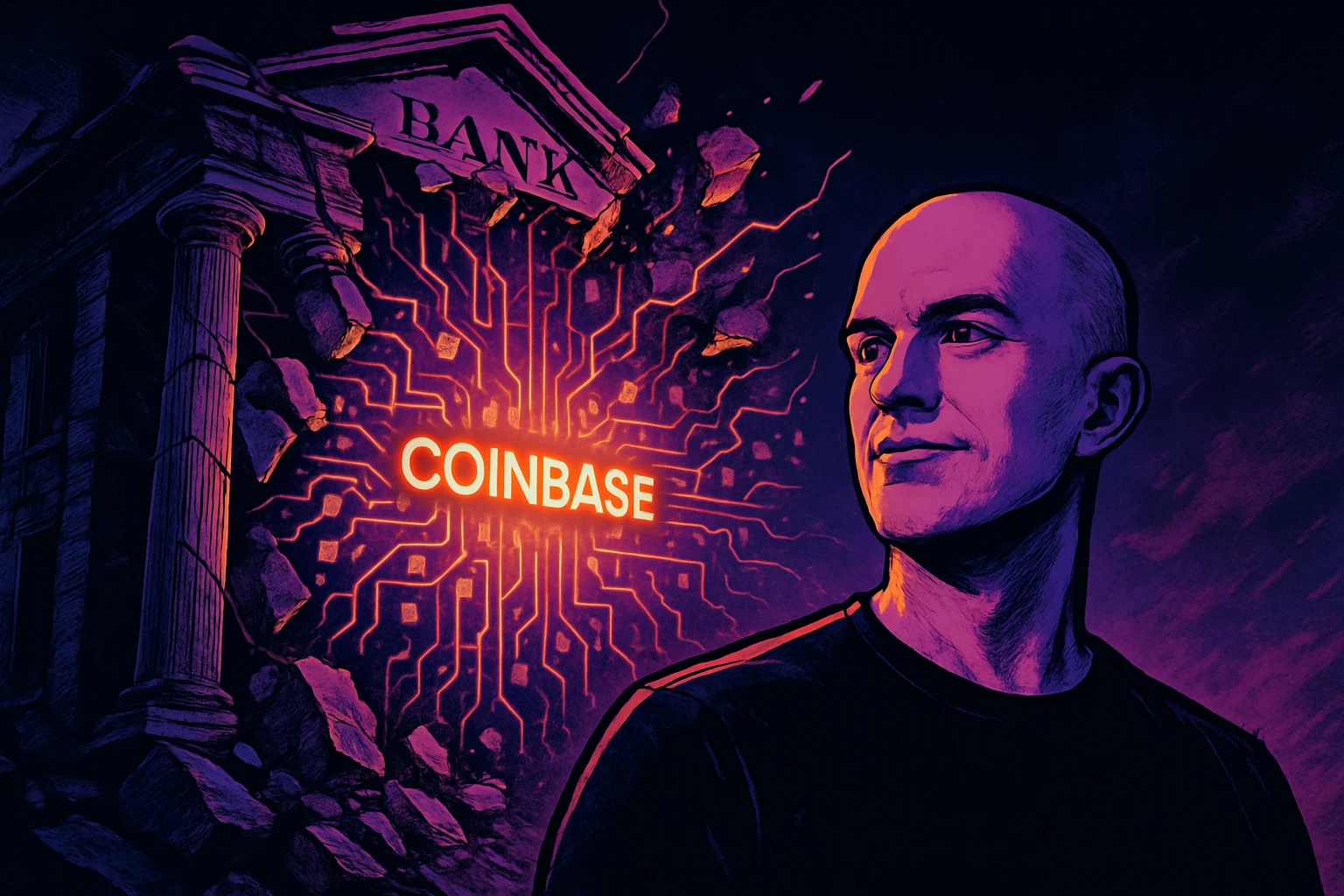 Coinbase 豪言「取代銀行」：Brian Armstrong 的加密超級應用，將如何顛覆傳統金融版圖？