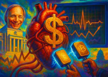 橋水達里歐：加密貨幣能成美元「替代貨幣」，美國債務心臟病快炸了