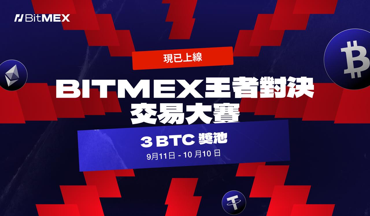 BitMEX 推出王者對決交易大賽：瓜分3 BTC 獎金池及更多獎品| 動區動趨-最具影響力的區塊鏈新聞媒體
