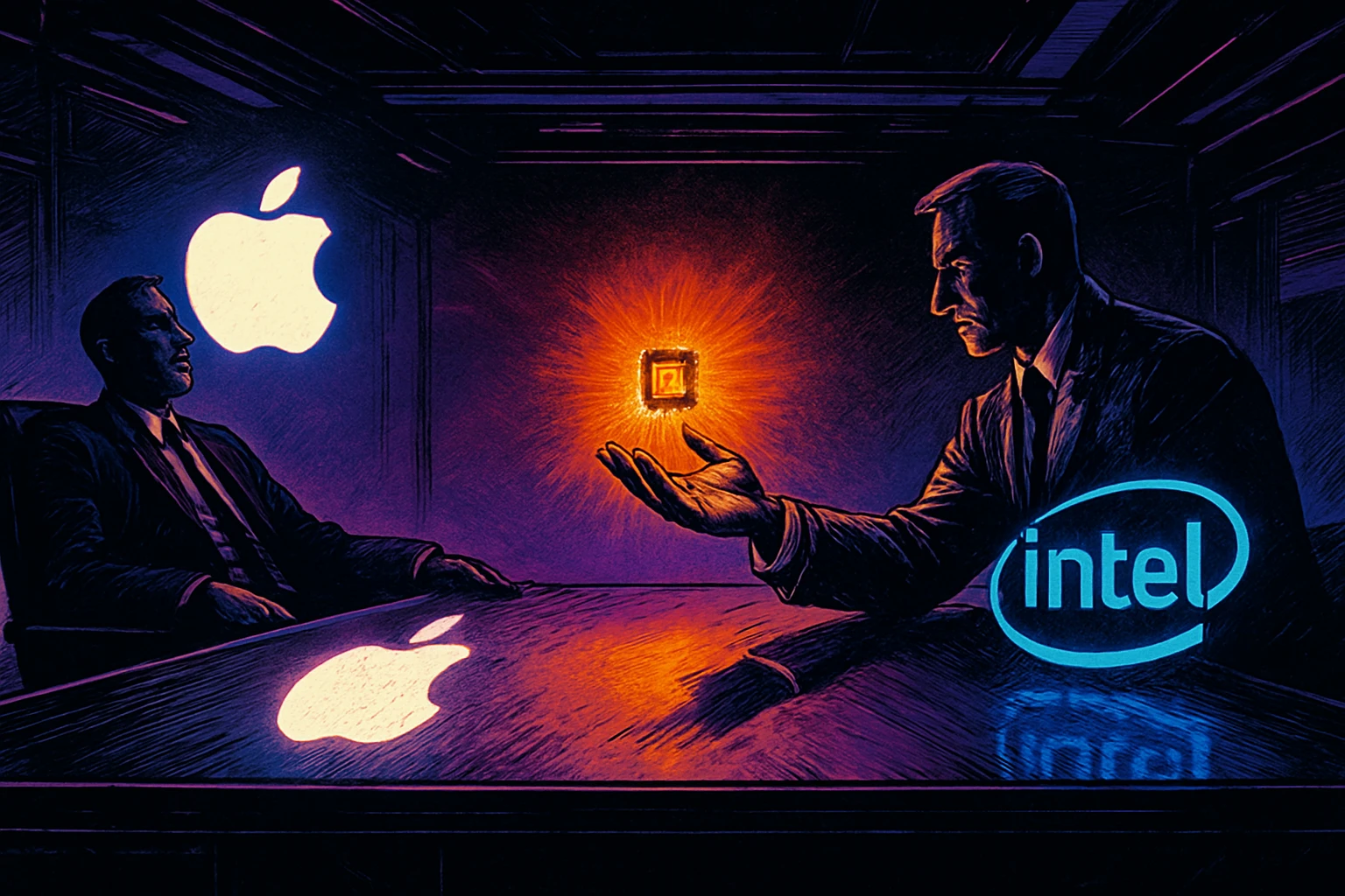 intel與蘋果重開「晶片會議」股價大漲,Apple放棄M系列晶片回歸英特爾Core Ultra?