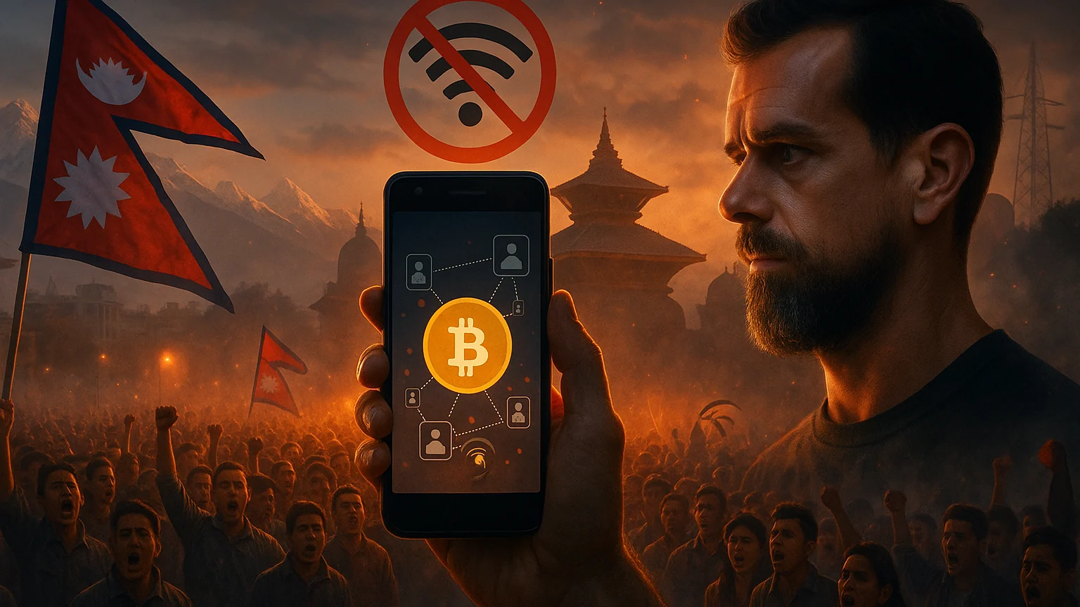 去中心化突破政府斷網！尼泊爾4.8萬人下載Jack Dorsey「Bitchat」，組織反貪腐抗議遊行