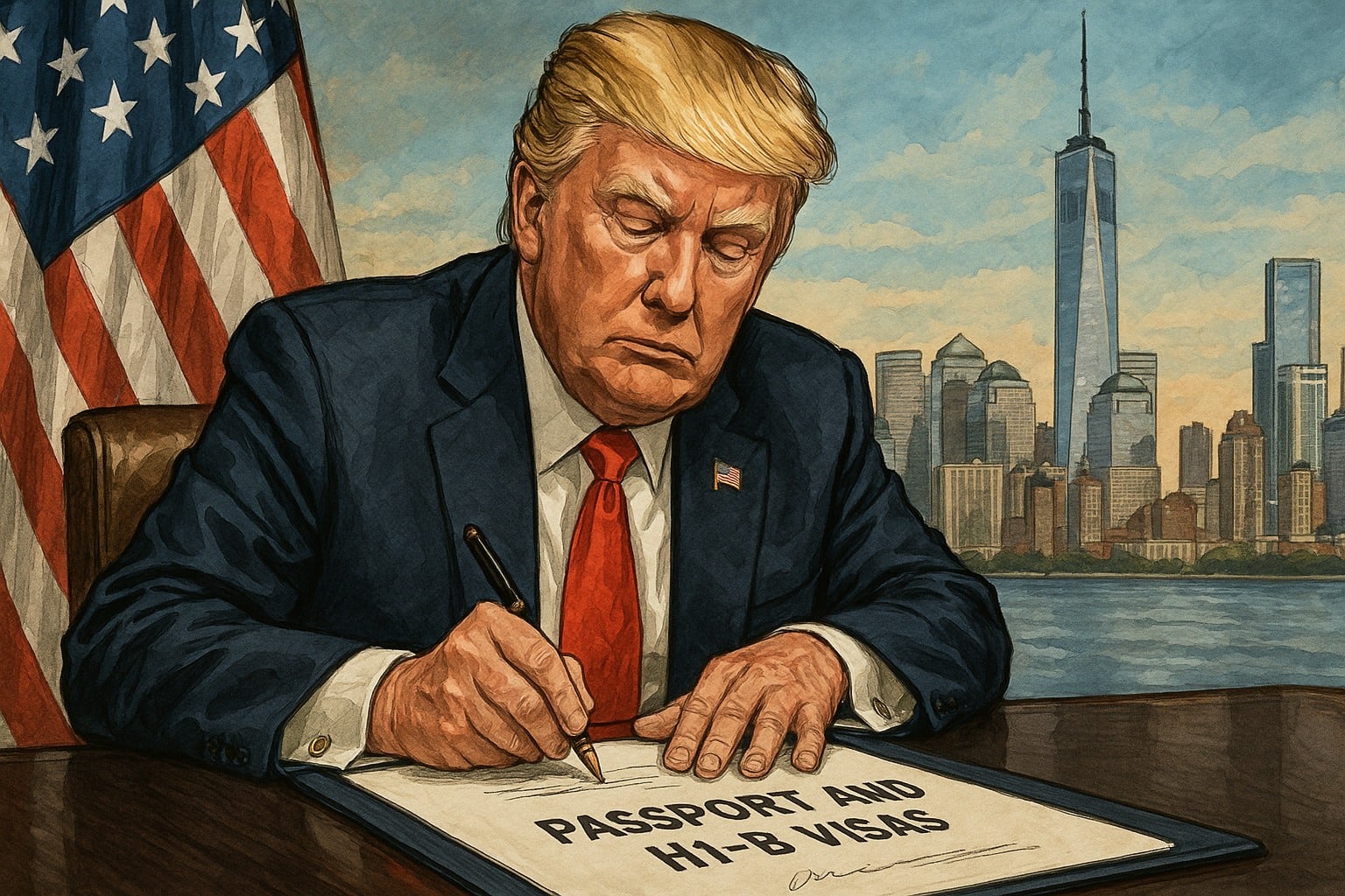 川普將 H-1B 簽證費用增至每年 10 萬美元！「把工作還給美國人」外國籍求職者崩潰