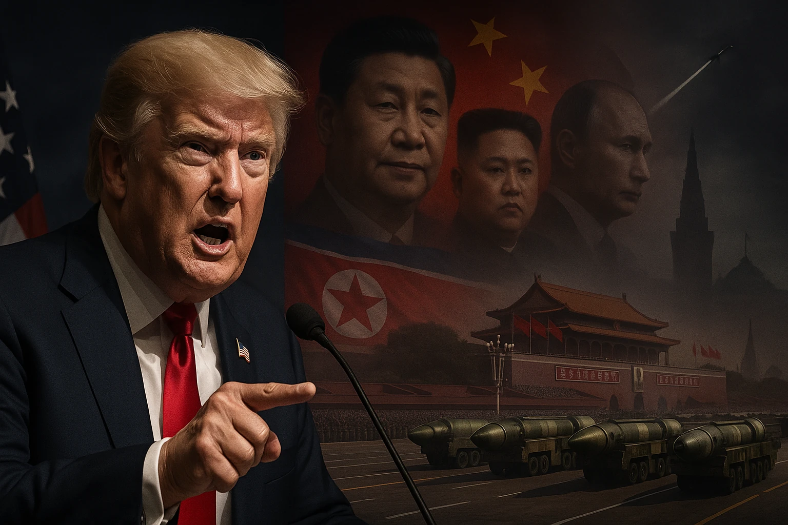 川普開嗆習近平93閱兵：與金正恩、普丁密謀對抗美國