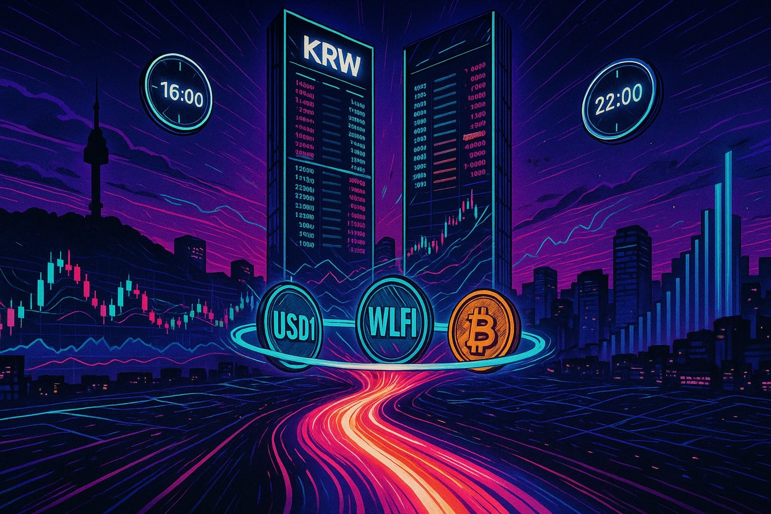 Upbit、Bithumb 同日上線 USD1、WLFI 交易對，韓國暴漲開關就緒！