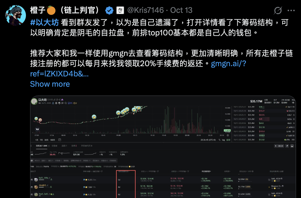 以大坊」迷因幣歸零始末：炒到46M美元市值再暴跌99%！咎責KOL推廣？社群喊告| 動區動趨-最具影響力的區塊鏈新聞媒體