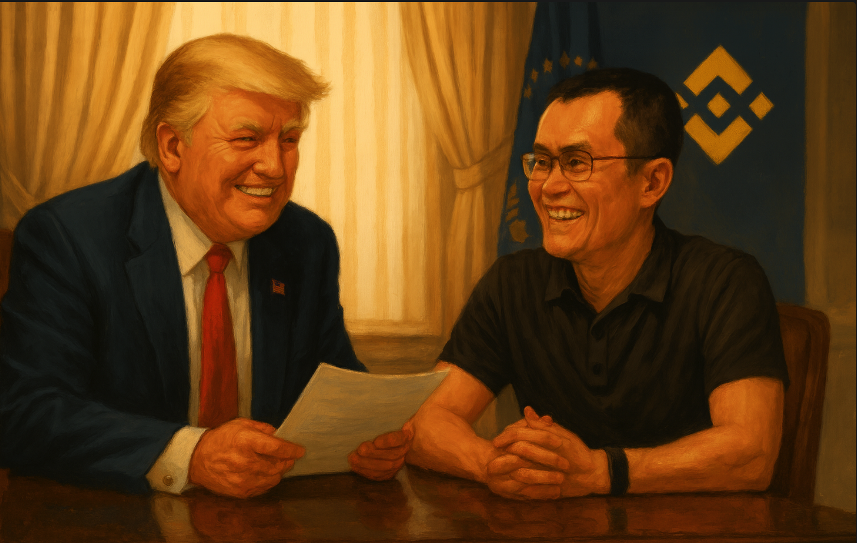 CZ 語出驚人：川普可能就是中本聰，社群酸今年最強馬屁