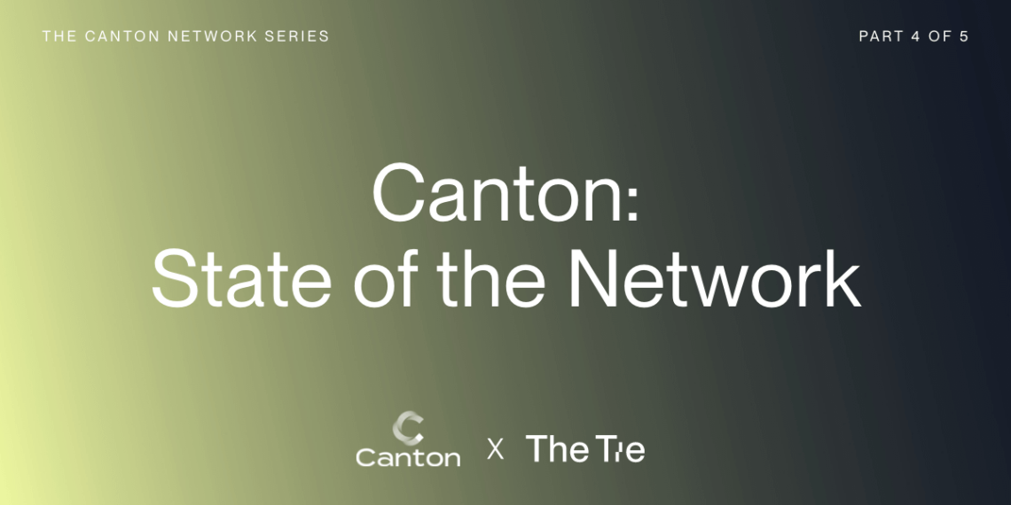 Canton Network 日處理交易量已突破 60 萬筆