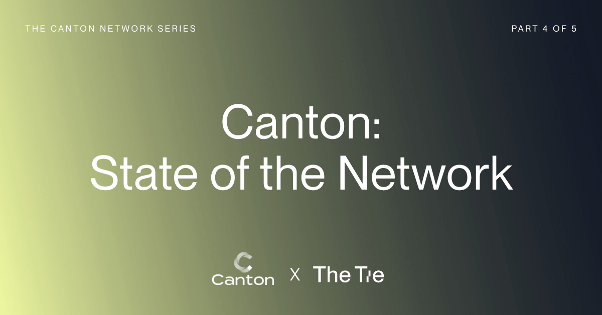 Canton Network 日處理交易量已突破 60 萬筆