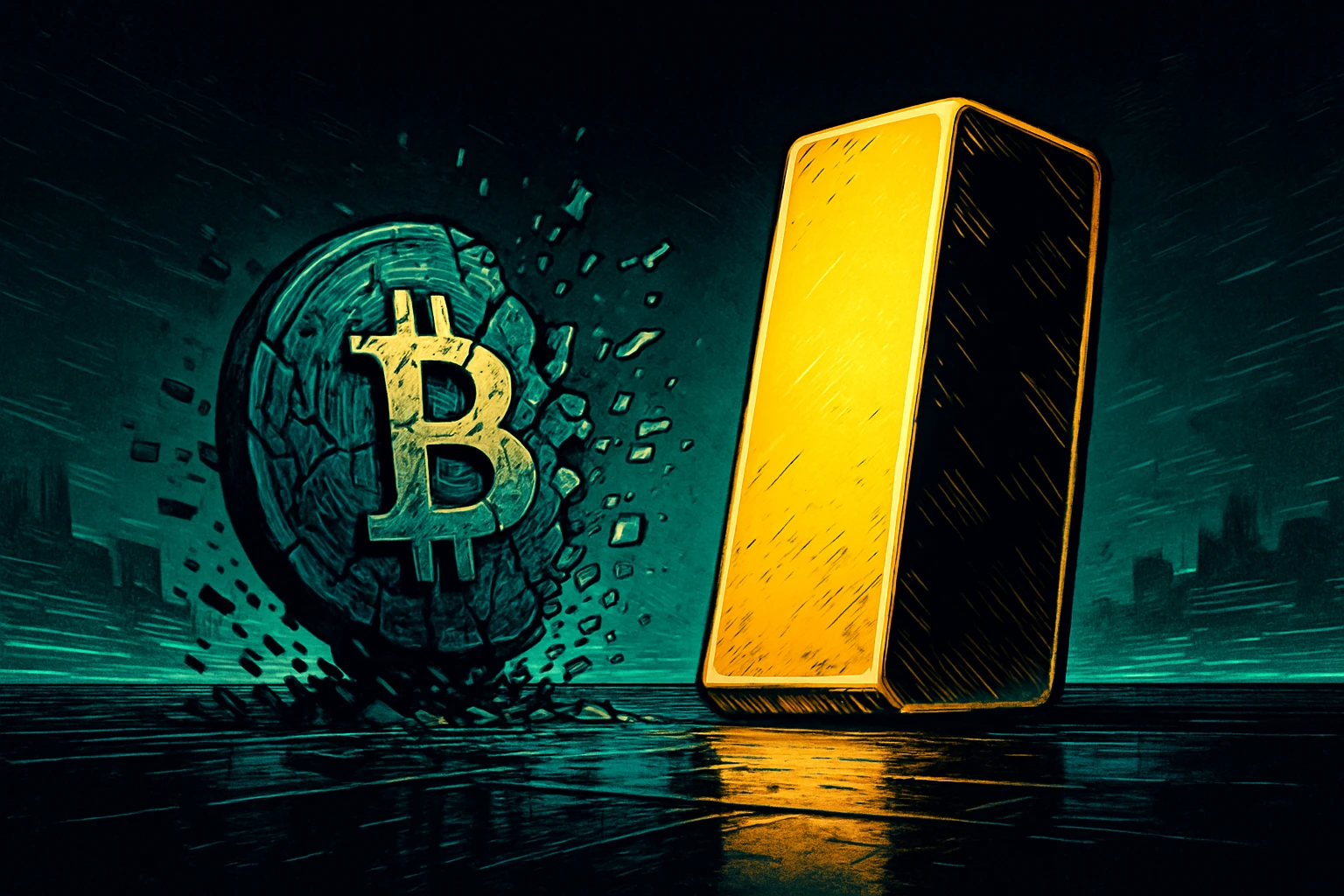 比特幣跌破10.8萬鎂，黃金卻漲破4300美元新高，避險市場發生了什麼事？