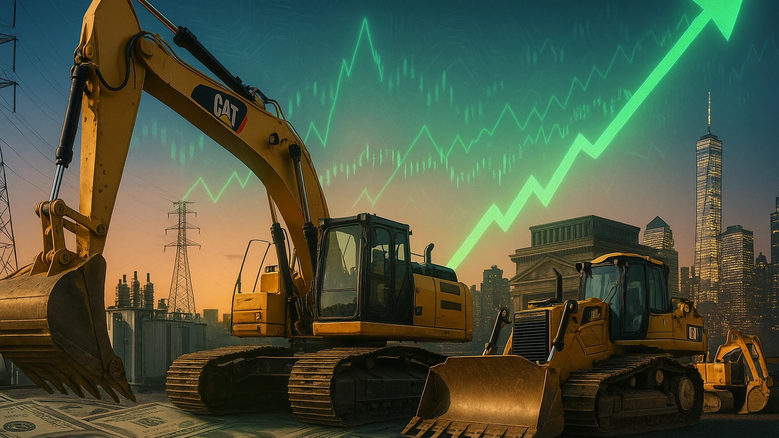 彭博喊「AI已是長期需求」：電力設備公司Caterpillar連八天暴漲創新高