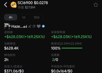 BSC迷因幣繼續燒！GMGN創辦人花370美元買SCI6900，半小時浮盈15萬鎂