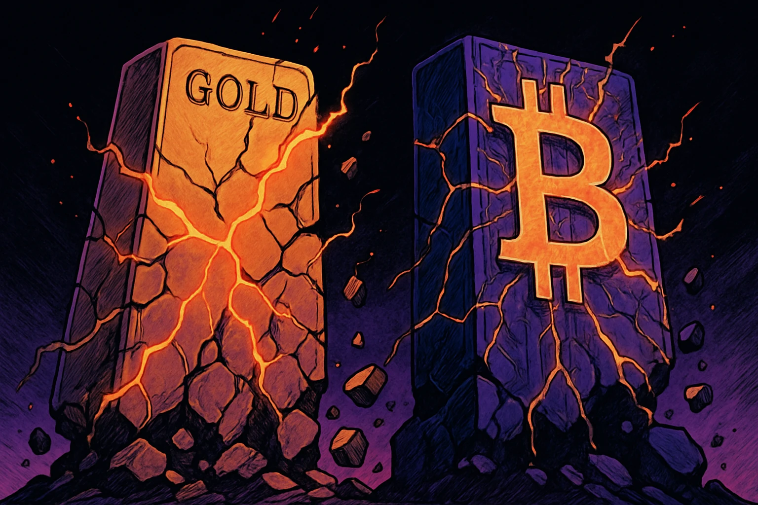 gold-crash-reshapes-safe-haven-landscape | 動區動趨-最具影響力的區塊鏈新聞媒體 黃金史詩級單日暴跌6%「避險市場崩盤」,專家警告:下個輪到比特幣?