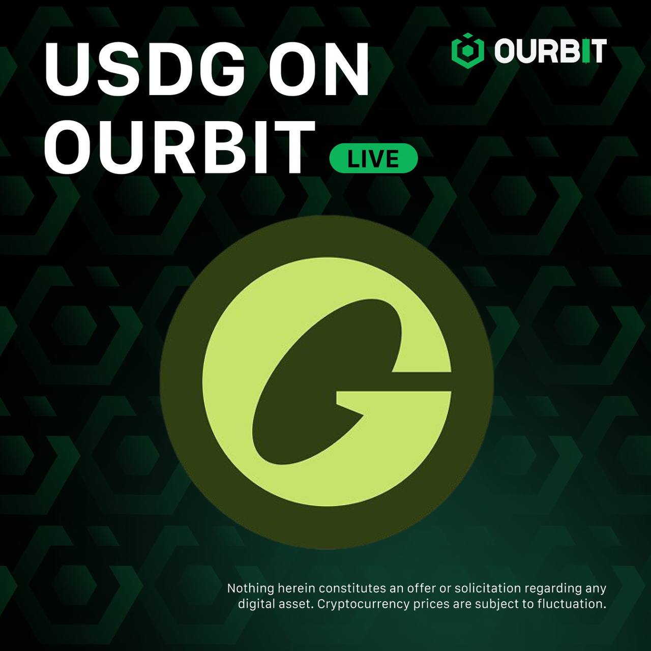 Ourbit SuperCEX 與Paxos 達成策略合作，上線$USDG，正式加入全球美元網路| 動區動趨-最具影響力的區塊鏈新聞媒體