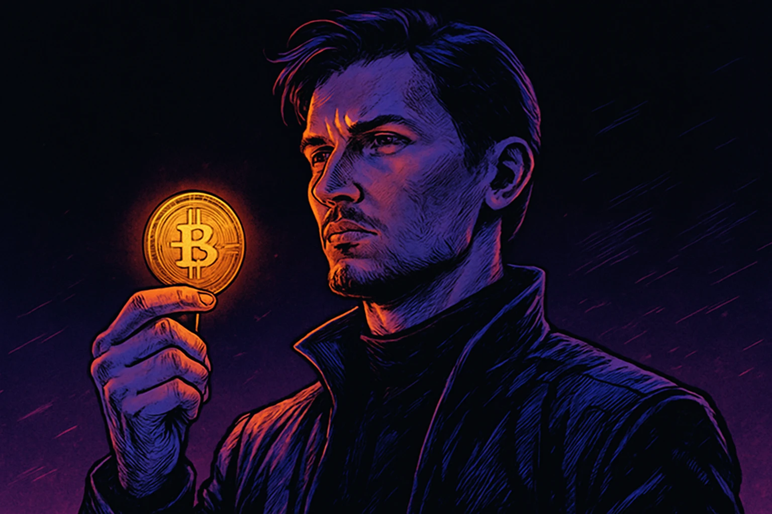 Telegram創辦人Durov揭秘：生活費全靠比特幣資助而非通訊軟體盈利