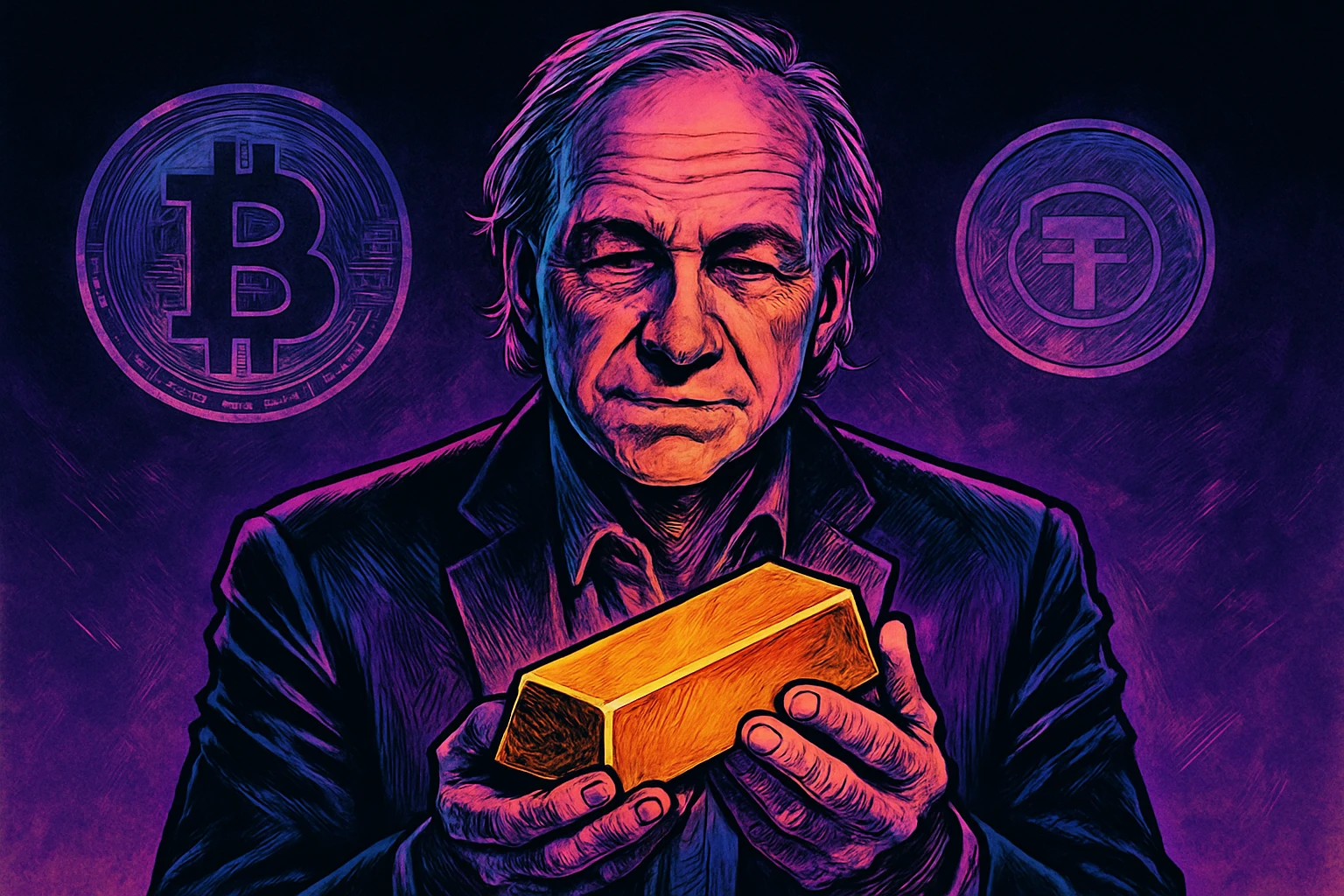 橋水達里歐：我的比特幣持倉比例一直沒變！穩定幣保存財富「不划算」