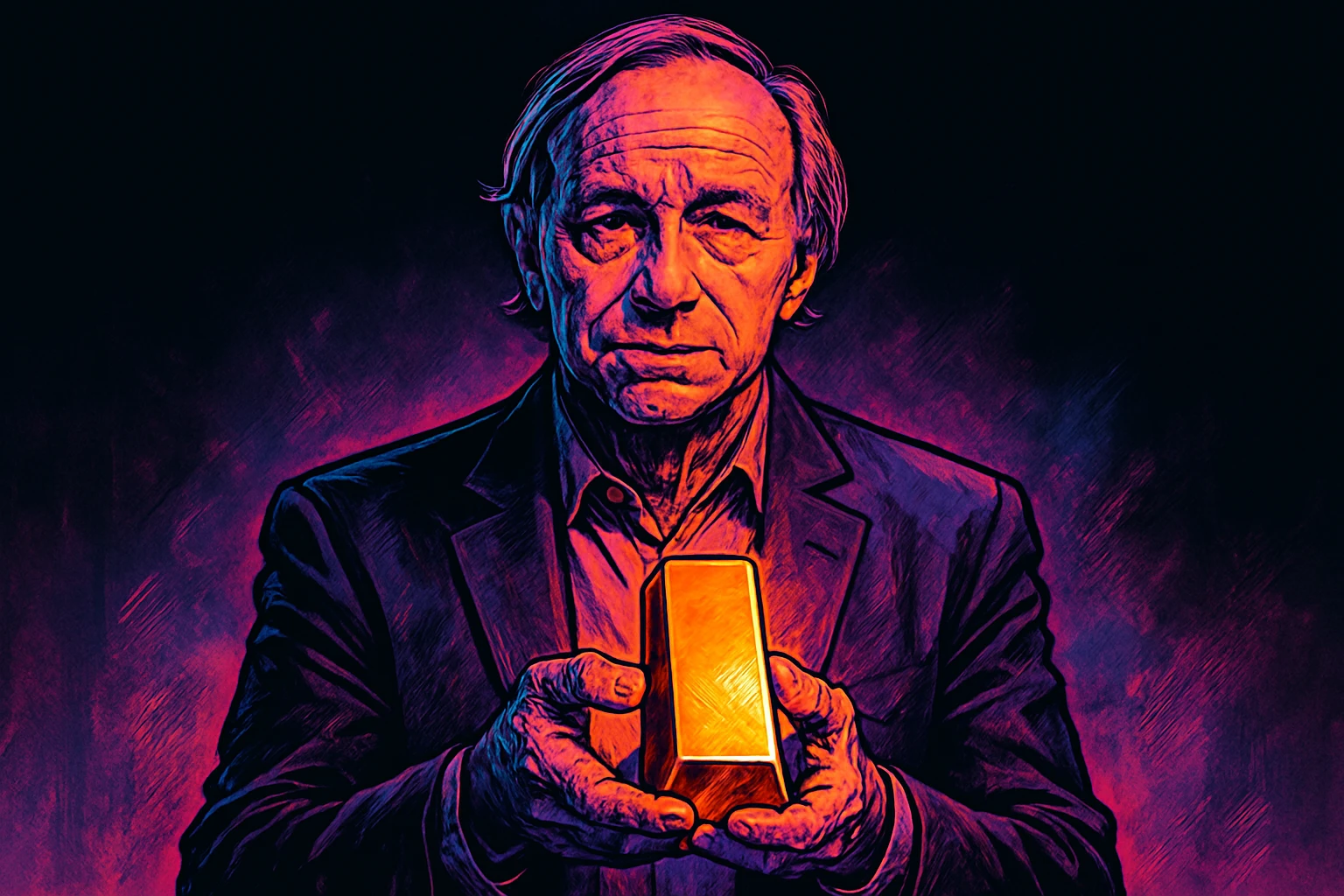 橋水基金達里歐喊美元衰退「黃金的確更安全」：我感覺市場泡沫化了