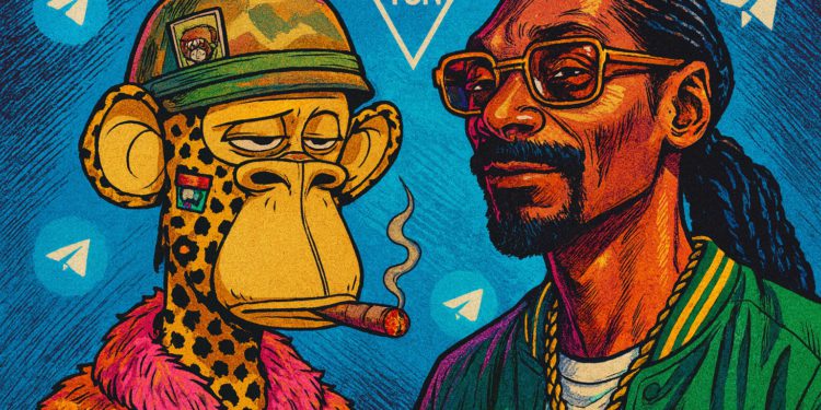 Snoop Dogg 與 Bored Ape Yacht Club 於 Telegram 上與 @mint 推出動畫頭像