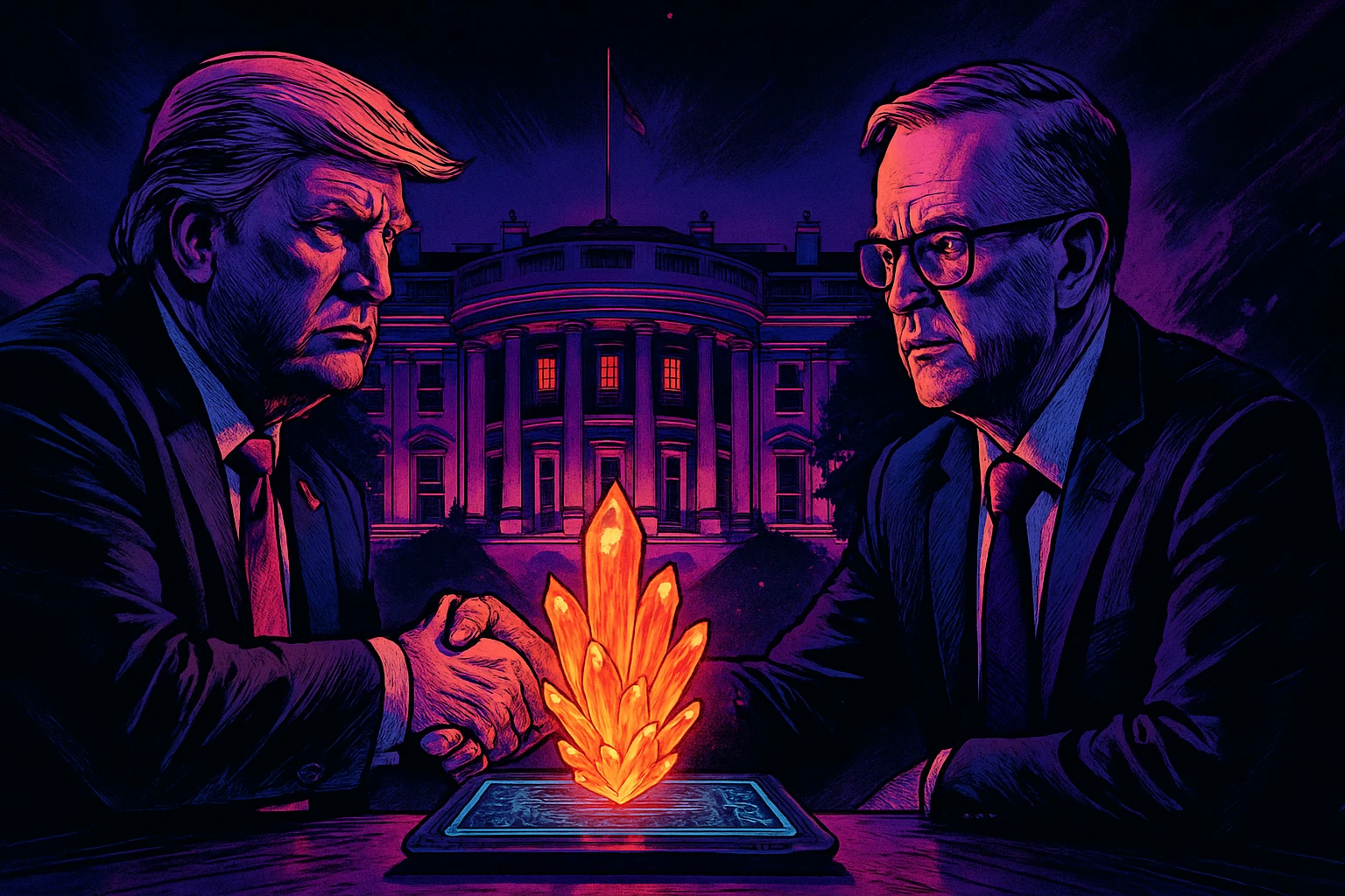 trump-australia-rare-earths-agreement | 動區動趨-最具影響力的區塊鏈新聞媒體 美國簽署澳洲稀土供應「對抗中國」,川普笑:關鍵礦物多到用不完