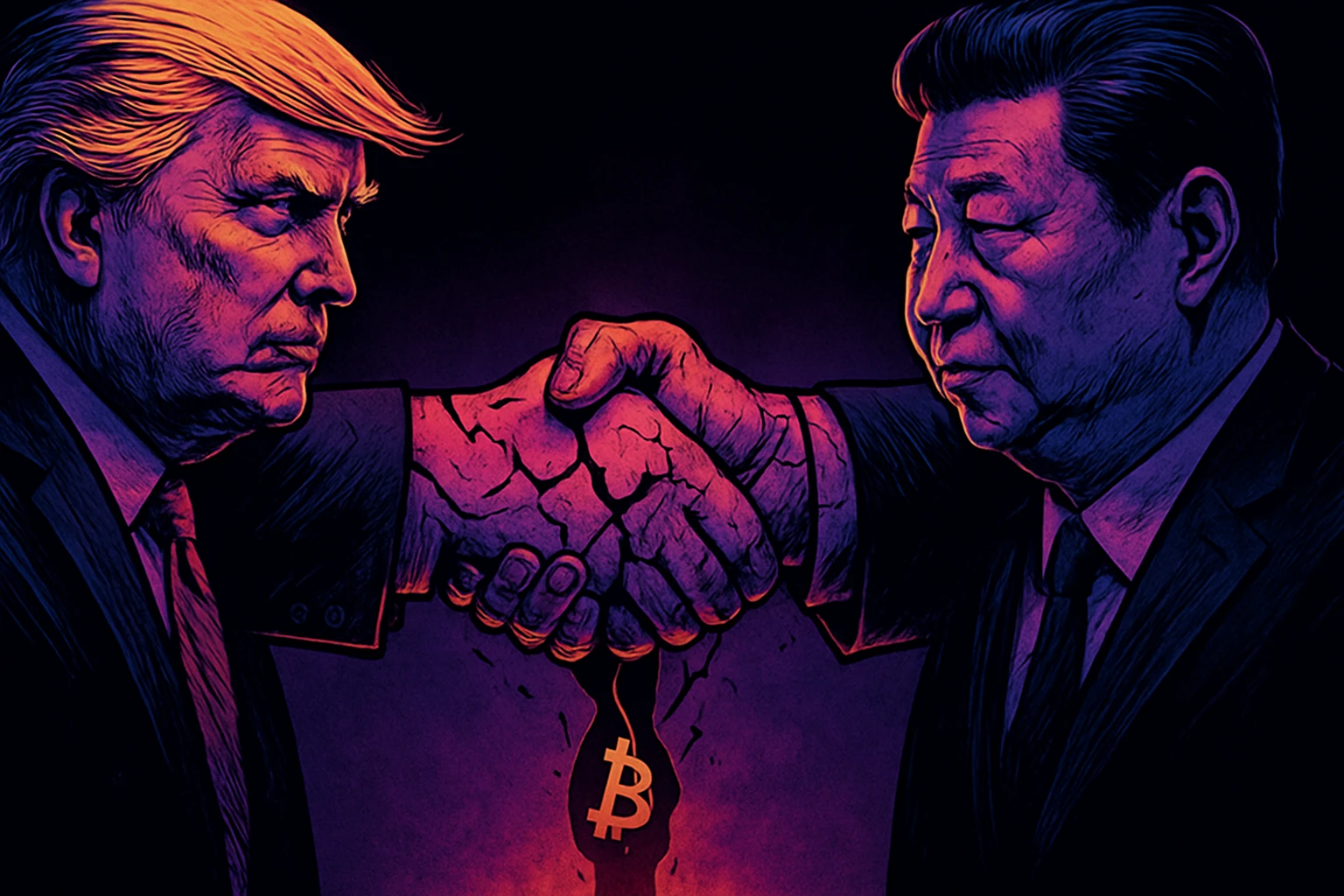 川習會表面和平底下暗藏洶湧：美國重啟核試爆「回歸冷戰對峙」，比特幣敏感暴跌