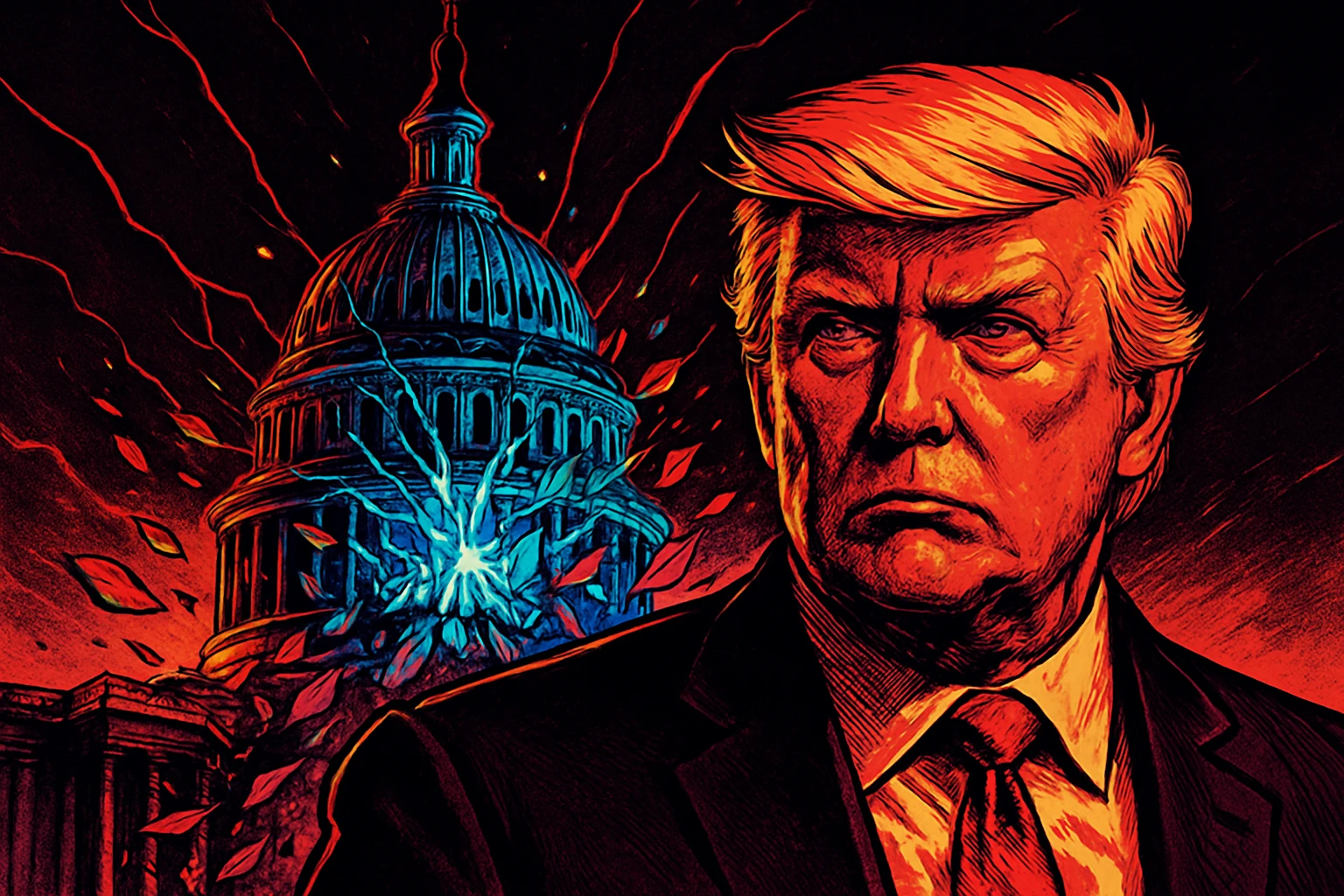 川普關門後大規模解僱聯邦僱員，凍結民主黨80億美元綠電專案