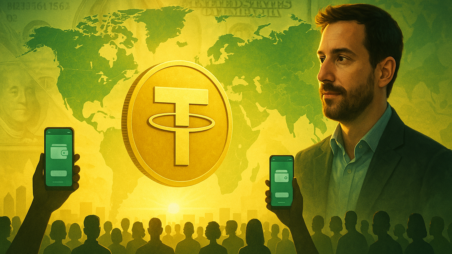 USDT用戶破5億，Tether CEO：覆蓋6.5%全球人口，史上最大金融普惠