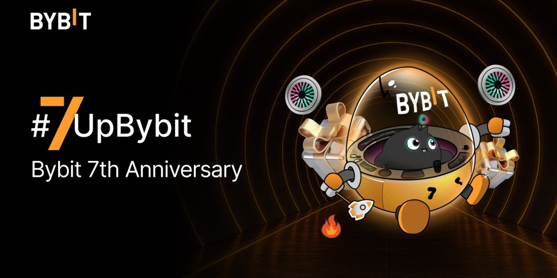 Bybit 歡慶七週年，推出 #7Up 慶祝活動，與全球近 8,000 萬名用戶共享 250 萬美元獎勵
